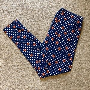Navy Blue polka doe Lularoe leggings